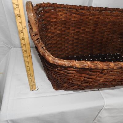 Antique large laundry basket