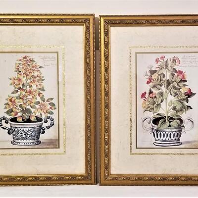 Patton #88  Pair of Decorative Framed Botanical Prints