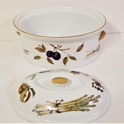Lot #89  Royal Worcester "Evesham"  Large Covered Tureen
