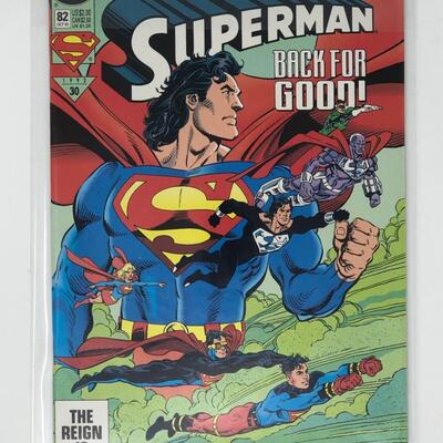 DC, Reign of the Supermen SUPERMAN back for good 82