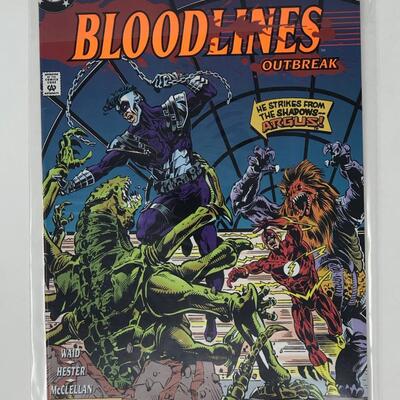 DC, FLASH ANNUAL BLOODLINES 6 he strikes from the shadows argus