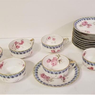 Lot # 93  Havilland Limoges cups/saucers