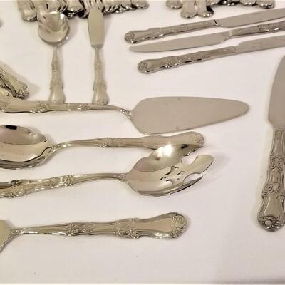 Lot #95  Large Set of Stainless Flatware - 18/10 China
