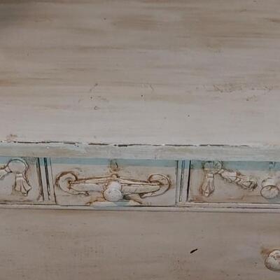 #117 Antique Painted Mahogany Haverty Chest