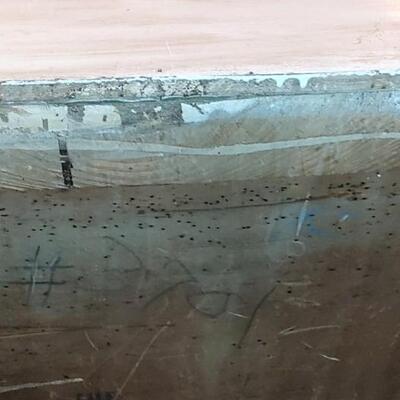 #117 Antique Painted Mahogany Haverty Chest