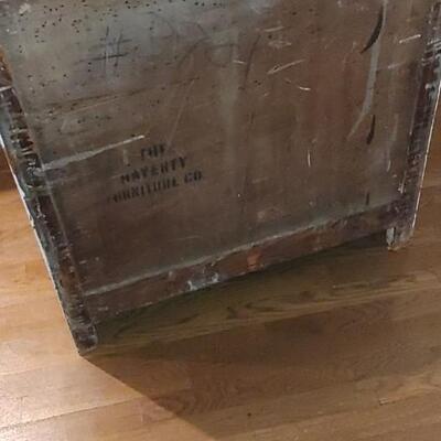 #117 Antique Painted Mahogany Haverty Chest