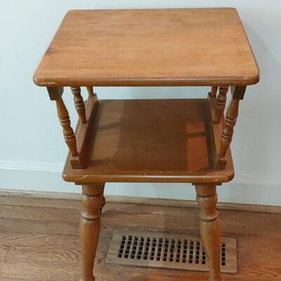 #121 Vintage Maple End Table
