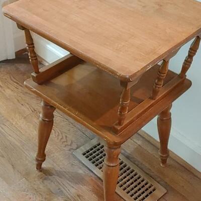 #121 Vintage Maple End Table