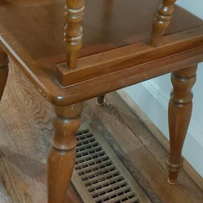 #121 Vintage Maple End Table