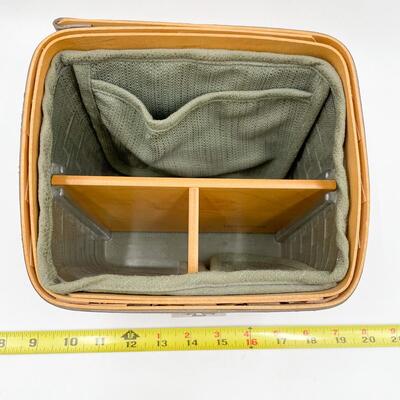 LONGABERGER 2002 â€œDADâ€ REMOTE/DIVIDED BASKET #1