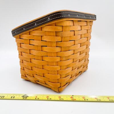 LONGABERGER 2002 â€œDADâ€ REMOTE/DIVIDED BASKET #1