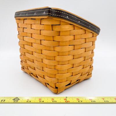 LONGABERGER 2002 â€œDADâ€ REMOTE/DIVIDED BASKET #1
