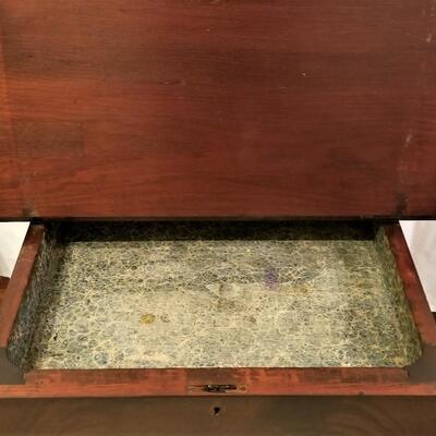 Lot #104  Antique Empire Style Ladies Writing Cabinet - 19th Century