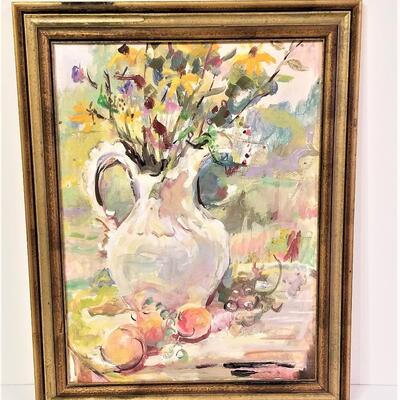 Lot #106  Original Acrylic on Canvas "Late Summer" - signed