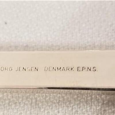 Lot #111 Georg Jensen Silverplate Flatware Set "Pyramid"