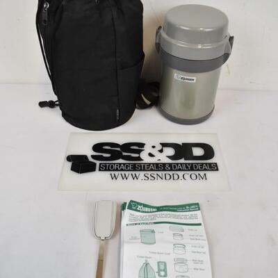 Zojirushi Mr. Bento Stainless Lunch Jar with Bag & Metal Spork