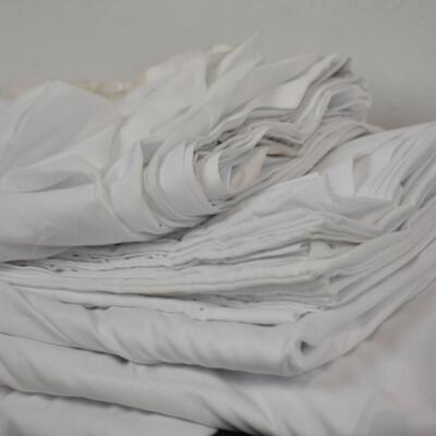 Lot of Pillowcases - Used, some warehouse dust
