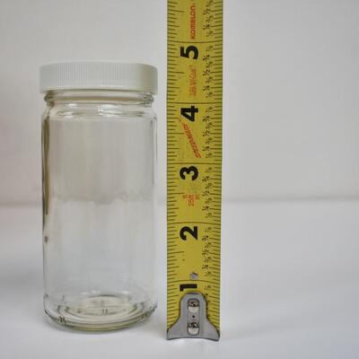 12pc Glass Jars of Equal Size and Design