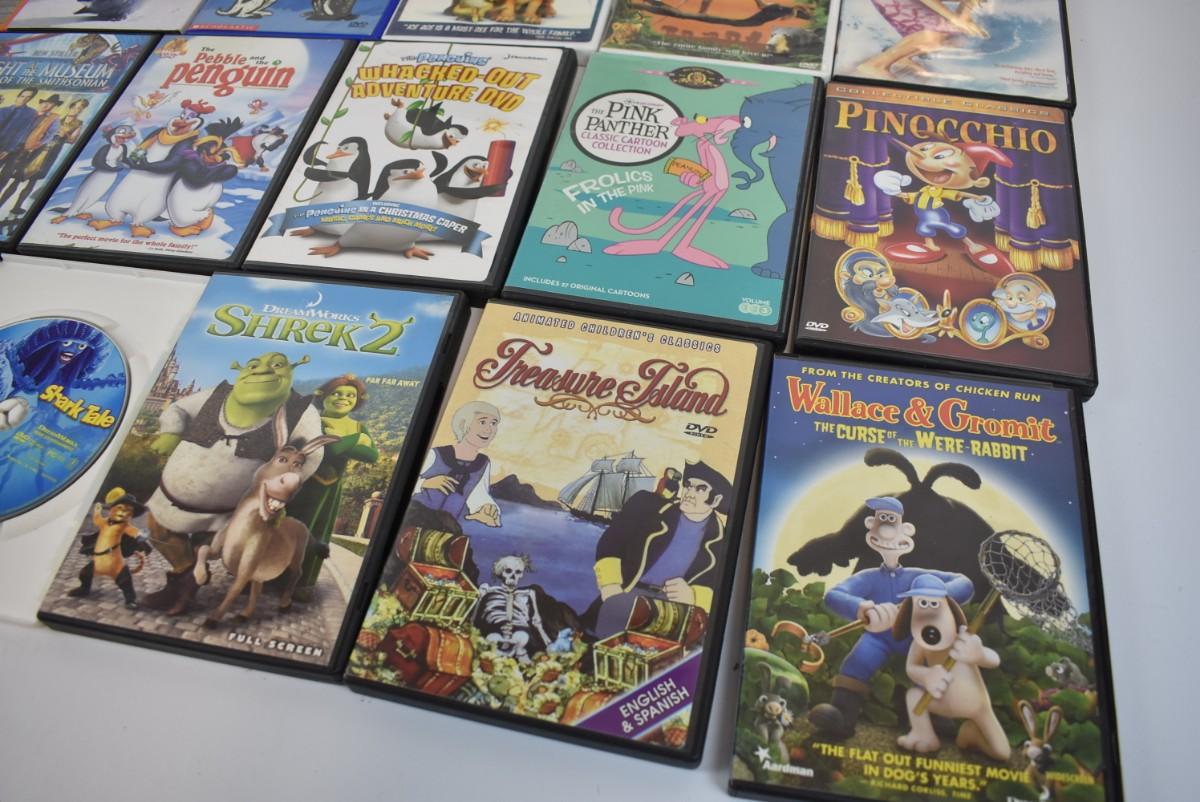 20 DVDs: An American Tail -to- Wallace & Gromit, the Curse of the Were ...