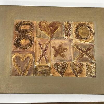 Charlotte Hains "Untitled (X's and O's)  