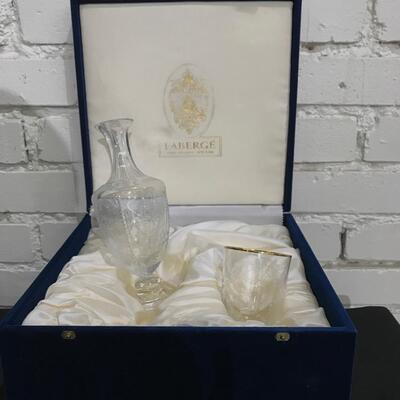 Faberge' Decanter Set