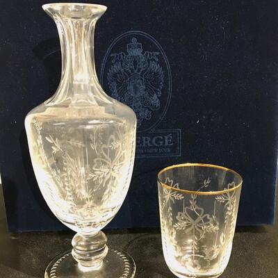 Faberge' Decanter Set