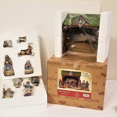 Lot #135  Jim Shore Nativity Set - new in box