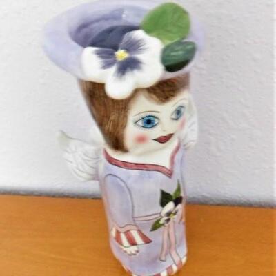 Hand Painted Ganz Ceramic 'Angelica' by Susan Paley 11