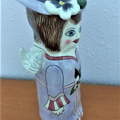 Hand Painted Ganz Ceramic 'Angelica' by Susan Paley 11