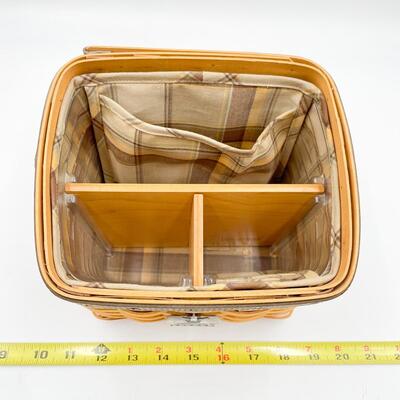 LONGABERGER 2002 â€œDADâ€ REMOTE/DIVIDED BASKET #2