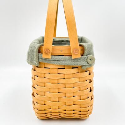 LONGABERGER 2001 SMALL TWO-HANDLED BASKET