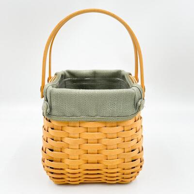 LONGABERGER 2001 SMALL TWO-HANDLED BASKET
