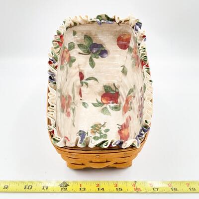 LONGABERGER 1994 SMALL VEGETABLE BASKET