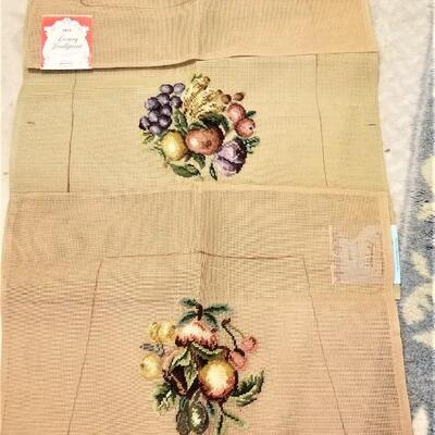 Lot #149  Set of Three Needlepoint Chair Bottoms