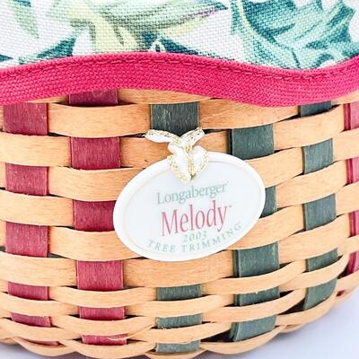 LONGABERGER 2003 TREE TRIMMING â€œMELODYâ€ BASKET