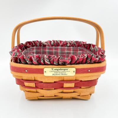 LONGABERGER 1993 CHRISTMAS COLLECTION â€œBAYBERRYâ€ BASKET