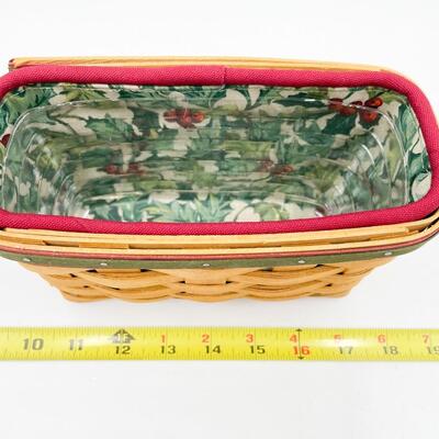 LONGABERGER 2004 â€œHOLIDAY HELPERâ€ BASKET