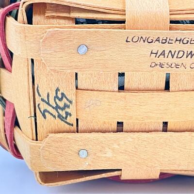 LONGABERGER 1999 SMALL SLEIGH BASKET