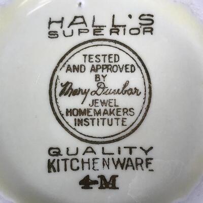 Vintage Hallâ€™s Superior Ceramic Kitchen Bowl