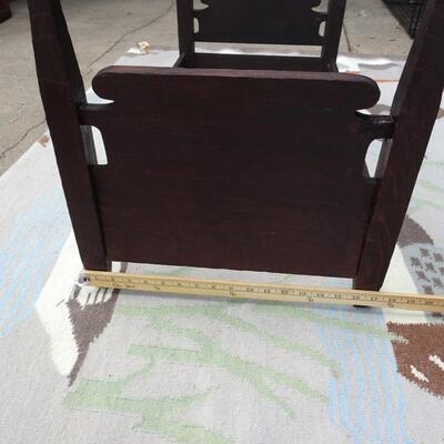 Vintage Childs Oak bed frame