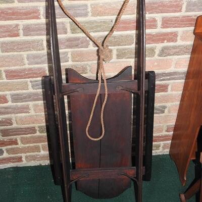 Primitive  1900s  Adirondack Wood Sled