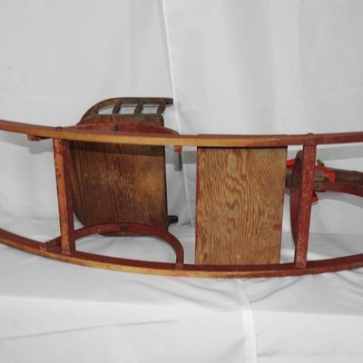 Vintage Childs Wood Rocking horse