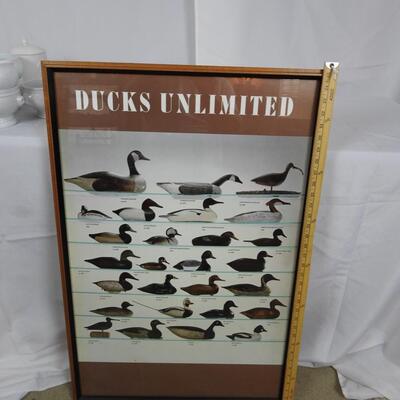 Framed Ducks Unlimited Decoy poster 