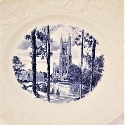Lot #154  Two Plates - one Wedgwood, one Vernon Kilns