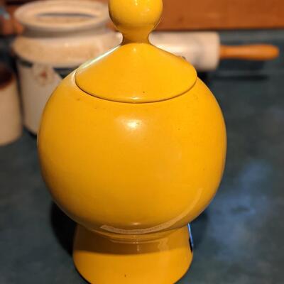 Vintage McCoy Happy Face cookie jar