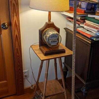 Water meter lamp! And it runs! One of a kind
