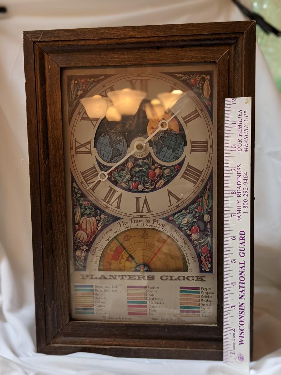 Genuine Planters Clock. So cool, now you'll never get it wrong