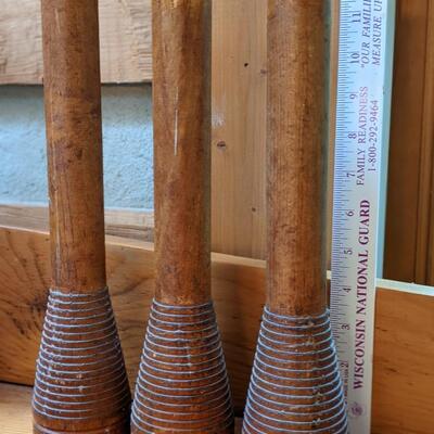 Antique 12" spools, great shape