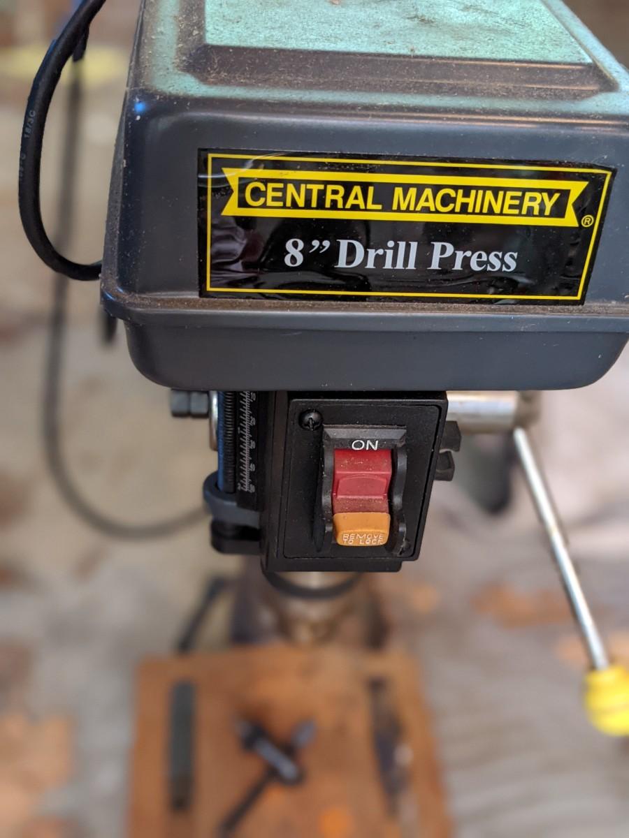 Central Machinery 8" drill press