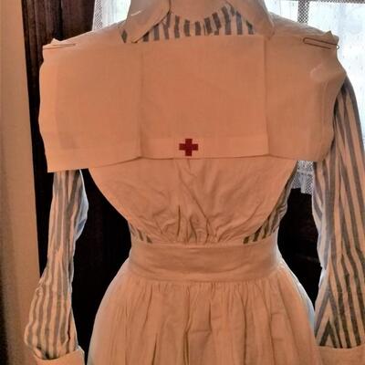 Lot #169  Original Red Cross Nurse's Uniform - World War I era